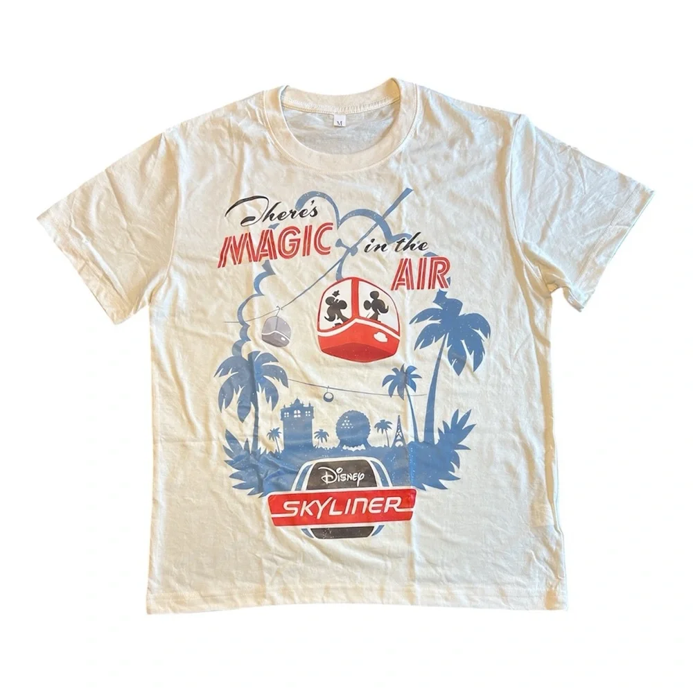 🐰 Disney Skyliner Mickey Minnie T-shirt Hollywood Studios EPCOT NWOT Medium M - Picture 2 of 6